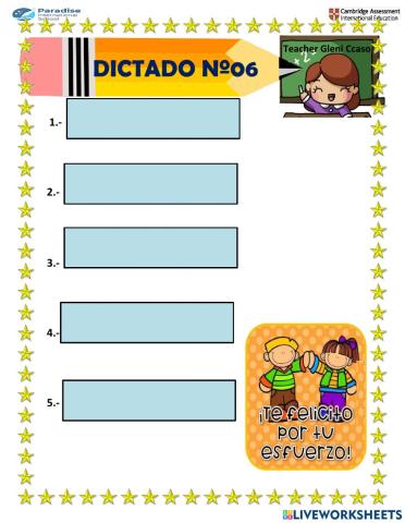Dictado nº 06