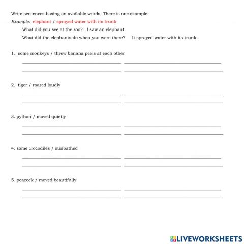 Tieng Anh 5 unit 9 Lesson 3 worksheet