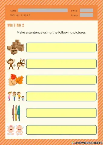 Writing Prompts Grade 2 - Plural of Nouns