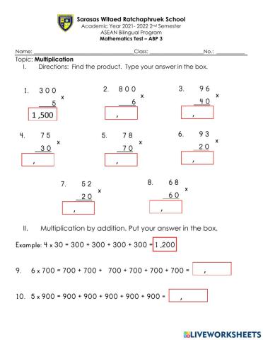 Multiplication