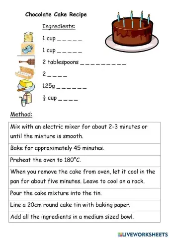 Chocolate Cake Recipe