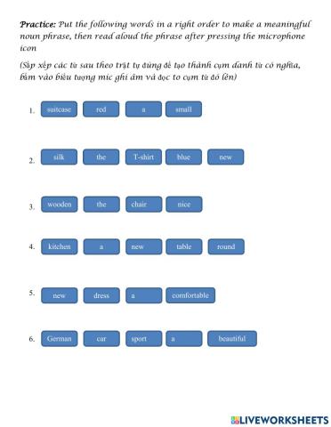 NPCB-TA: Unit 13 (Adjective)