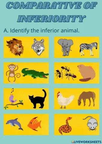 Comparative of inferiority