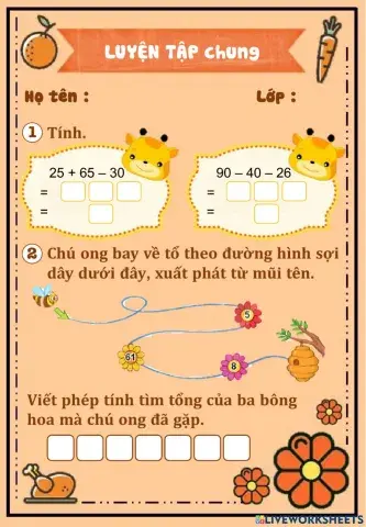 Luyện tập chung trang 96