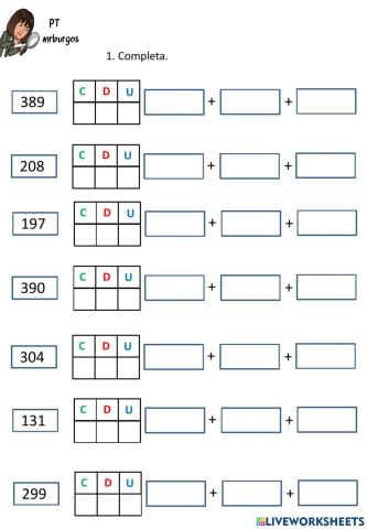 Descomposición de números