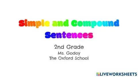 Simple and Compound Sentences