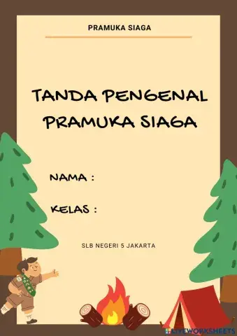 Tanda Pengenal Pramuka Siaga Putri