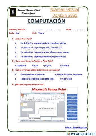 Computación 3ero Primaria