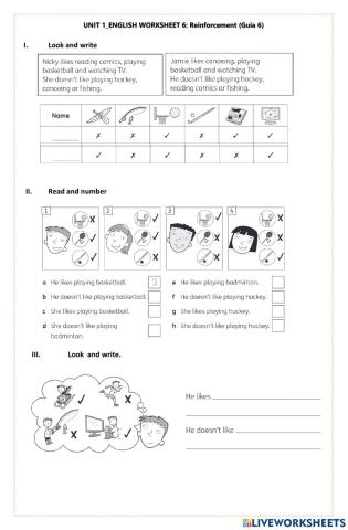4th grade U1-WSH 6(L8)