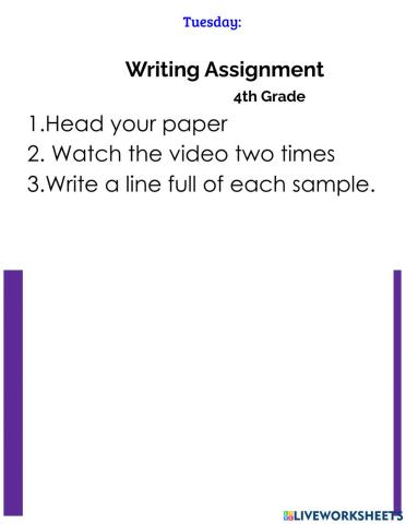 Handwriting Practice 2