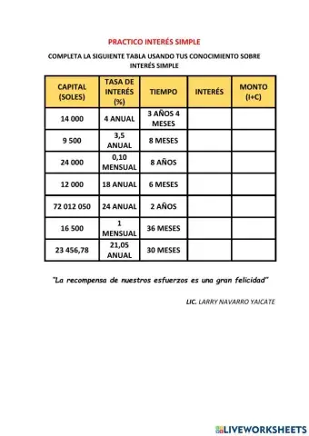 Practico interés simple