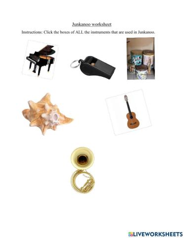 Junkanoo instruments