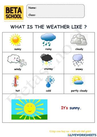 BE1A - The weather - TOPIC 6