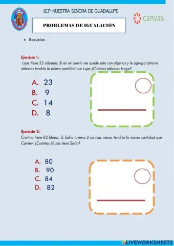 Problemas de Igualación
