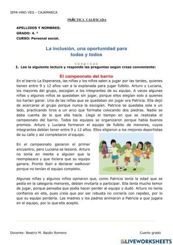 La inclusión, una oportunidad para todas y todos