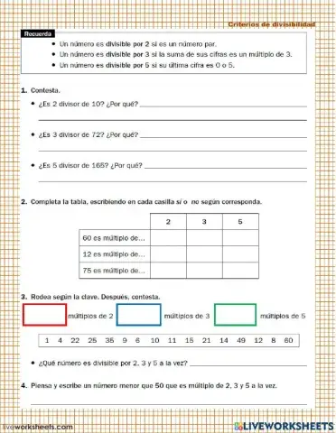 Matemáticas múltiplos