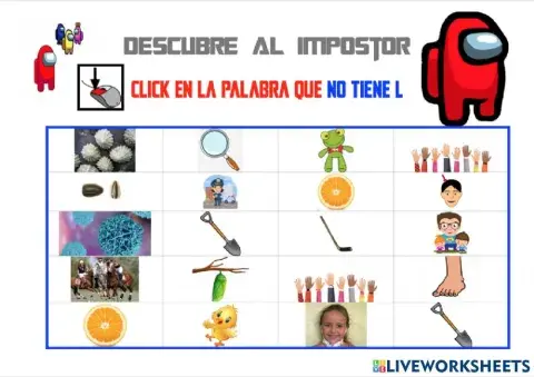 Descubre al impostor