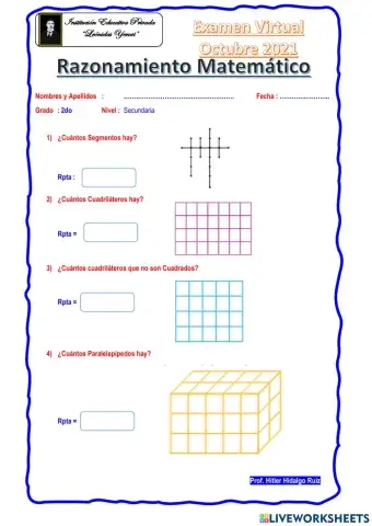 Razonamiento Matemático 2do Sec