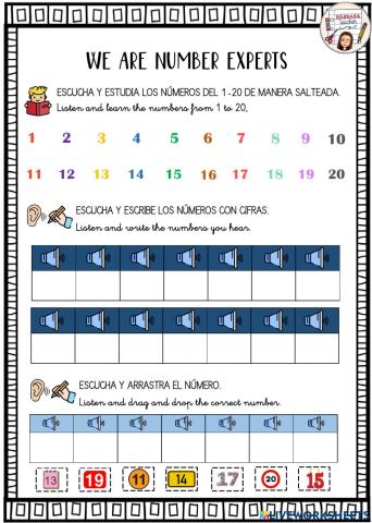 Numbers 1-20
