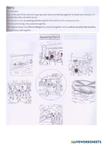SPEAKING PART 3 AND 4