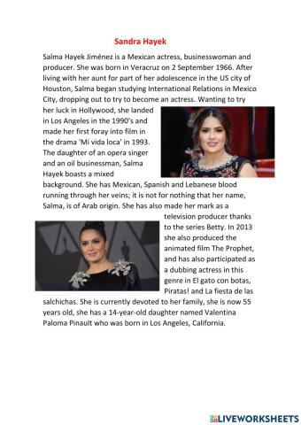 Salma Hayek