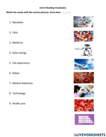 Unit 4 Reading Vocabulary