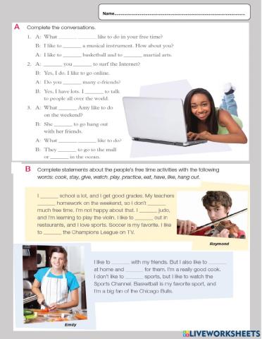 Verb like+infinitive