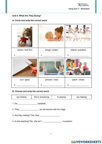 Unit 4 P3 worksheet