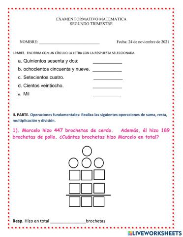 Operaciones fundamentales
