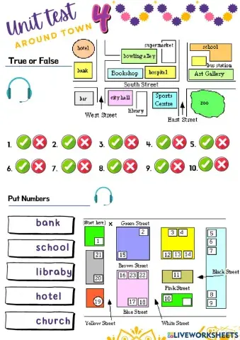 Unit 4 - Around Town