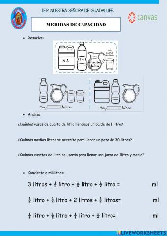 Medidas de Capacidad