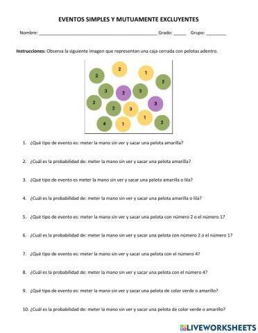 Eventos mutuamente excluyentes