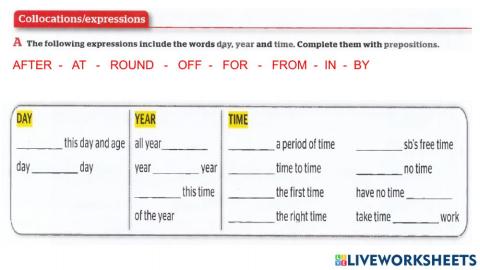 Collocations (B2 for all exam)-3А