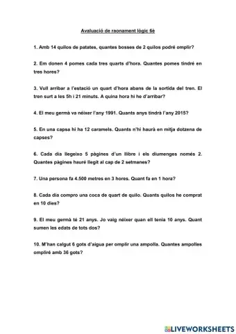 Prova de raonament lògic