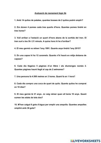 Prova de raonament lògic