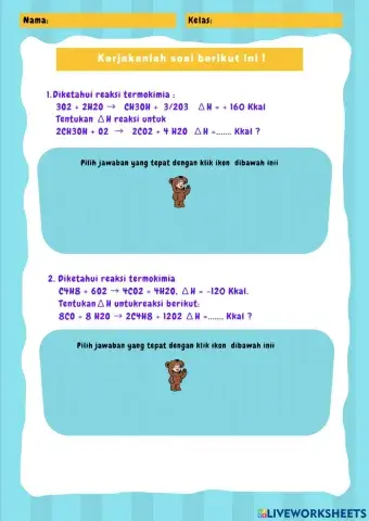 Persamaan termokimia