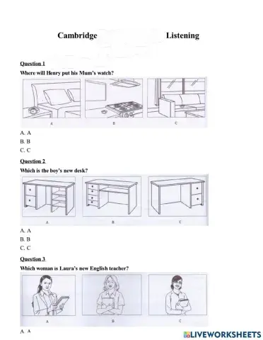 Grade 6 KET Listening 1106