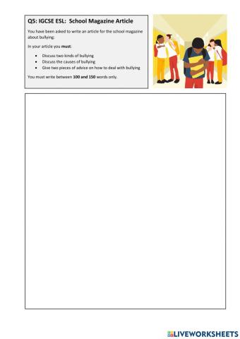 School Magazine Article