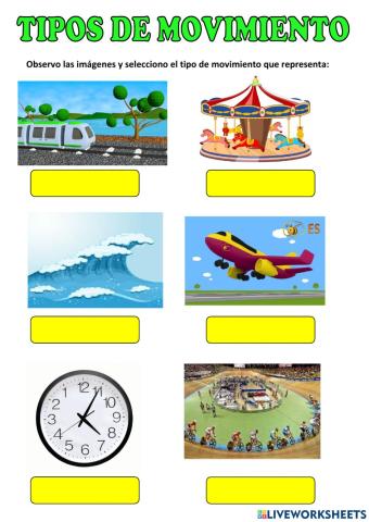 Tipos de movimiento