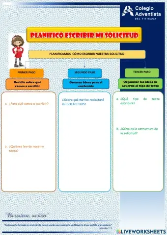 Planifico mi solicitud