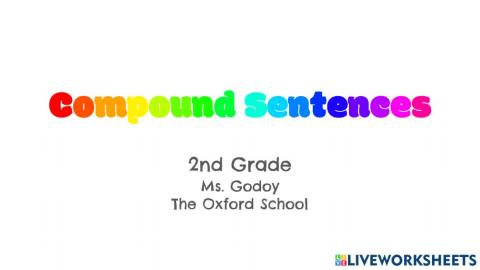 Compound Sentences