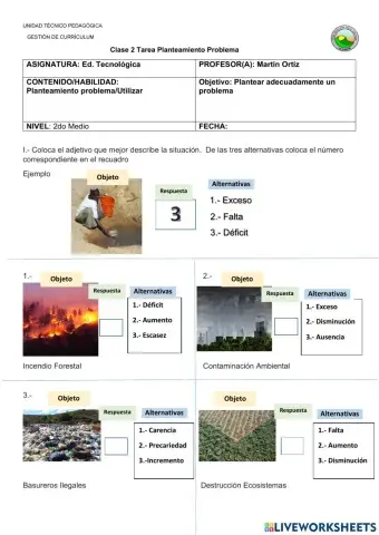 Planteamiento del Problema