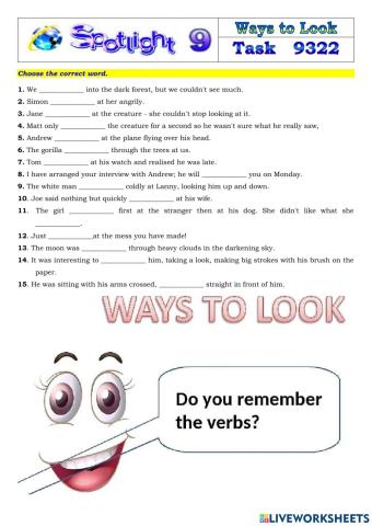 Spotlight 9 Task 9322