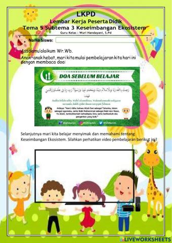 E-lkpd tema 5 subtema 3