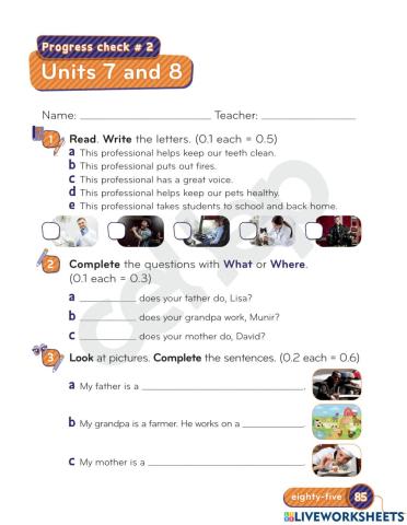 K2B Progress Check 2