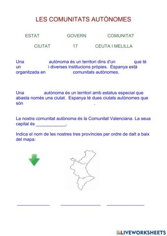 Comunitats autònomes valencianes