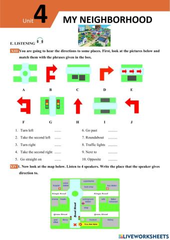 English 6 Big4 Unit 4 Listening and Writing Skills