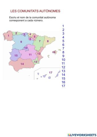 Comunitats autònomes espanya