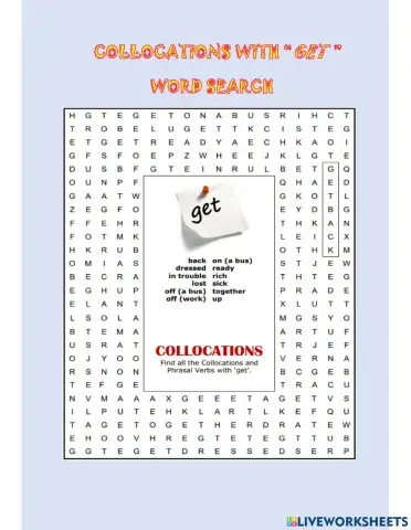 Collocations with GET