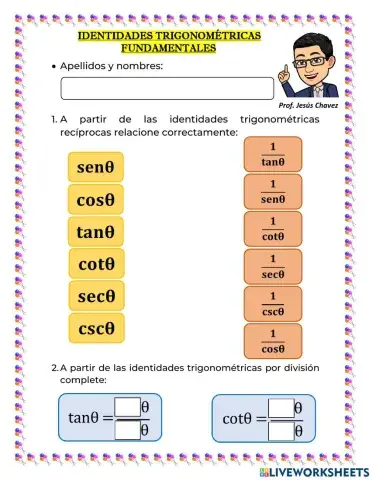 Identidades trigonométricas fundamentales